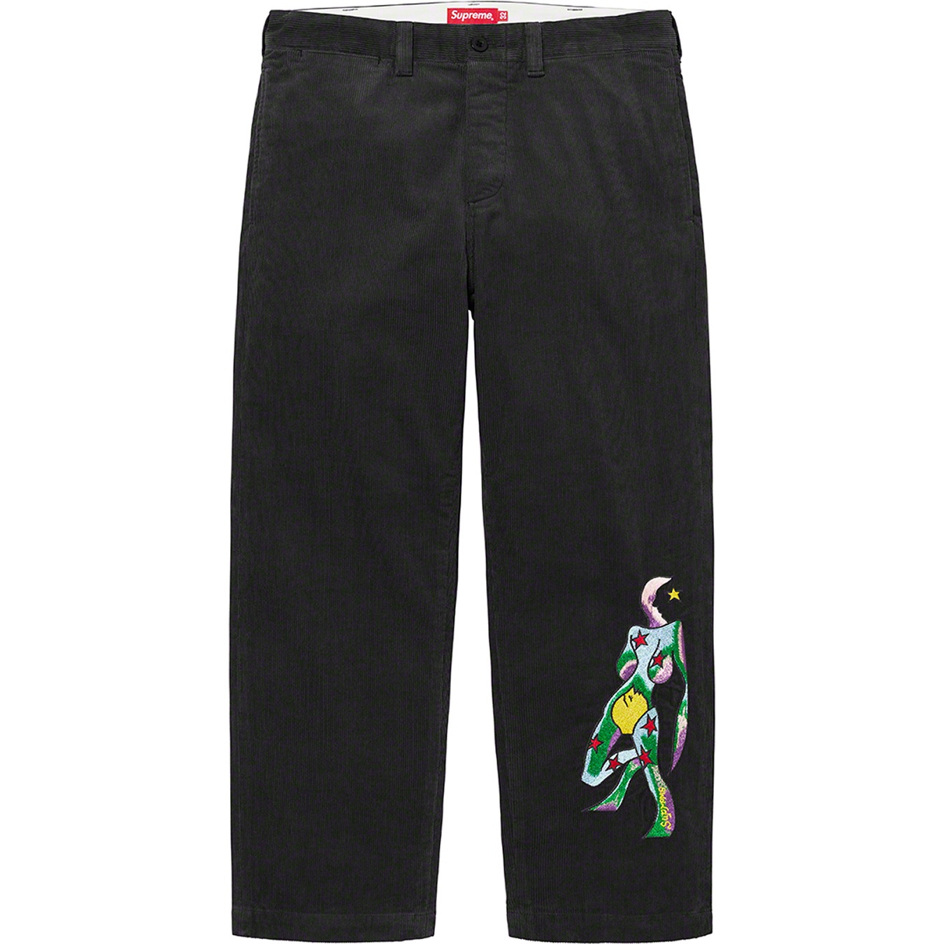 Supreme Gonz Corduroy Chino Pant (FW21) - Black - $148