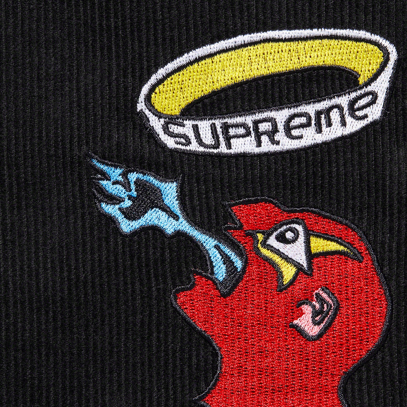 Supreme Gonz Corduroy Work Shirt (FW21) - Black - $138
