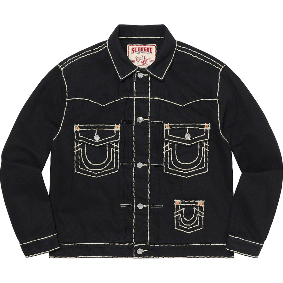 Supreme Supreme True Religion Denim Trucker Jacket (FW21) - Black - $268