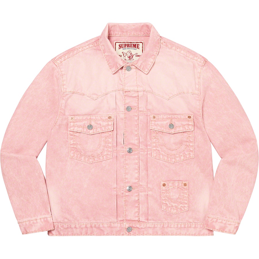 Supreme Supreme True Religion Denim Trucker Jacket (FW21) - Pink - $268