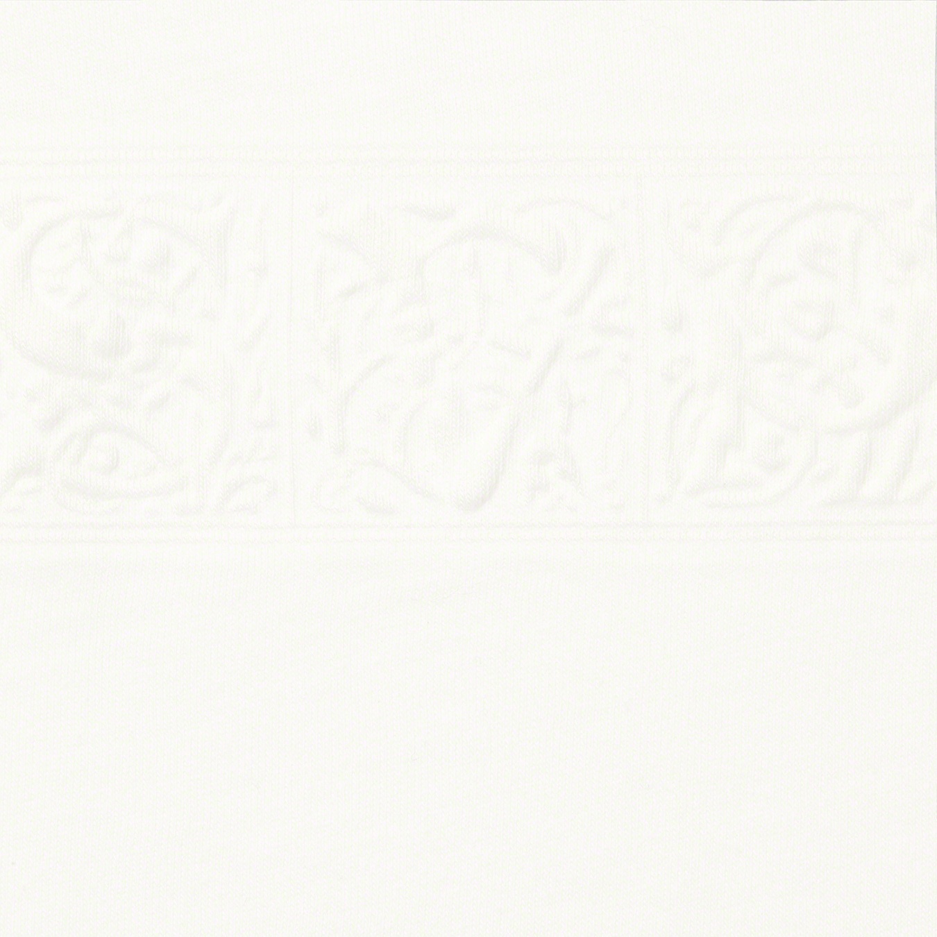 Supreme Embossed Vines S S Top (FW21) - White - $78