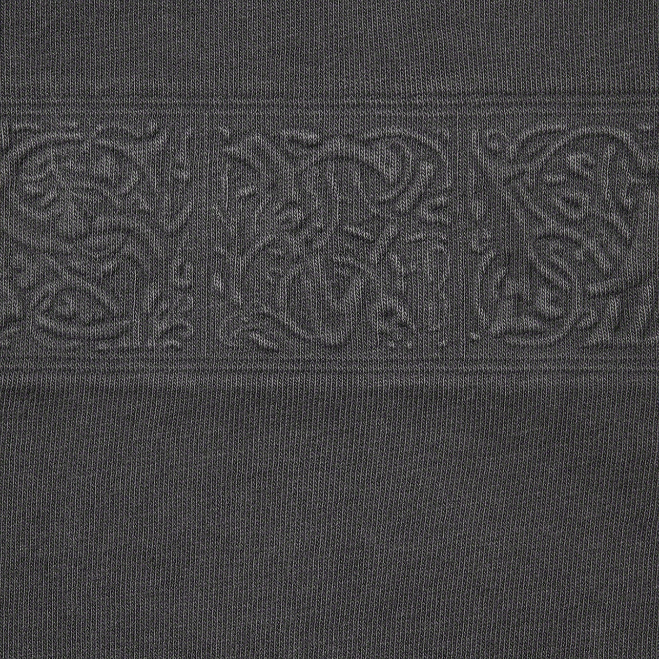 Supreme Embossed Vines S S Top (FW21) - Black - $78
