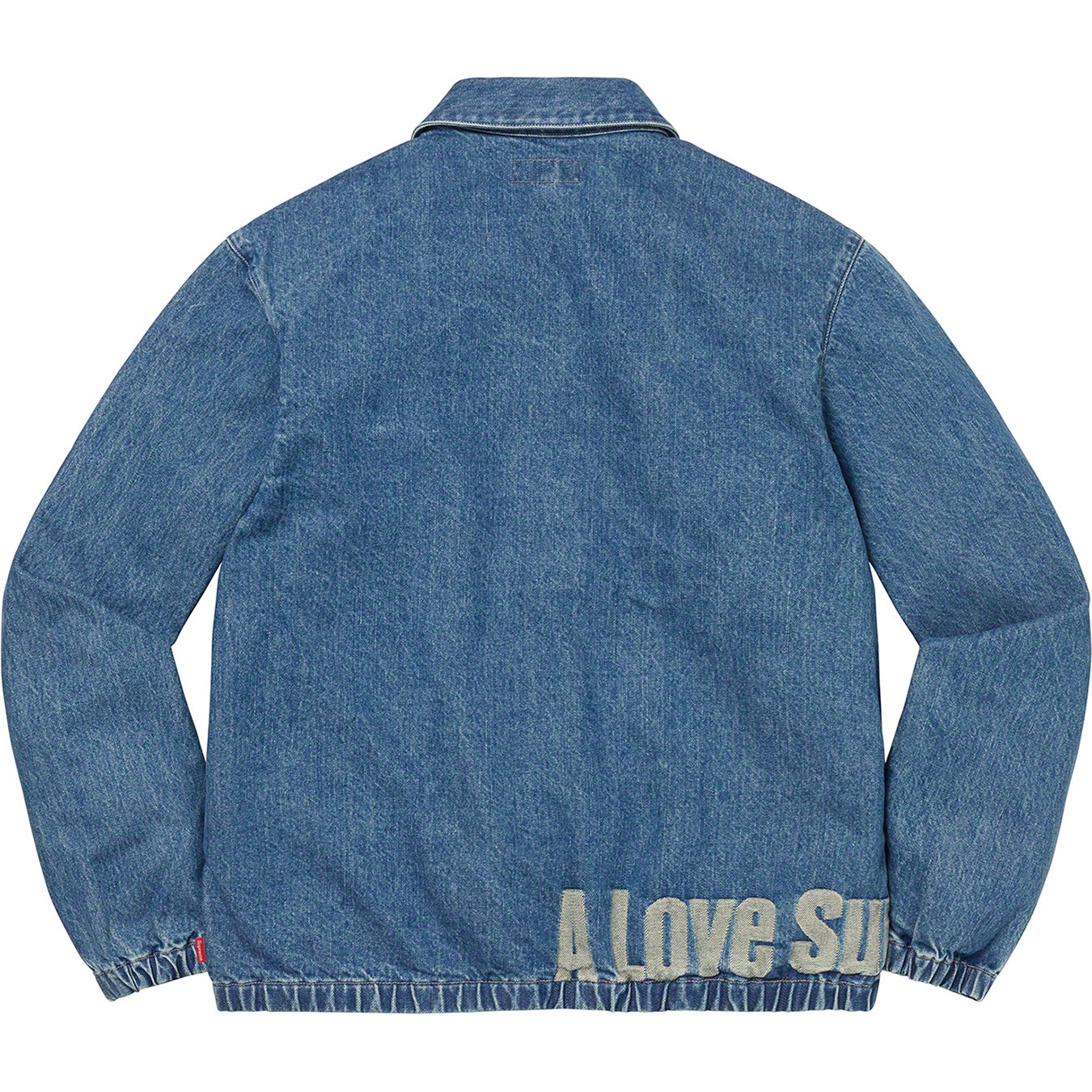 Supreme John Coltrane A Love Supreme Denim Harrington Jacket (FW21) - Blue - $278