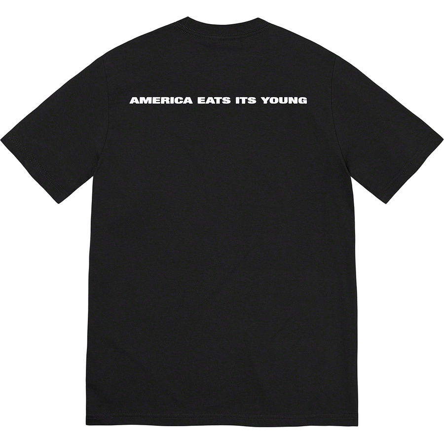 Supreme America Eats Its Young Tee (FW21) - Black - $44