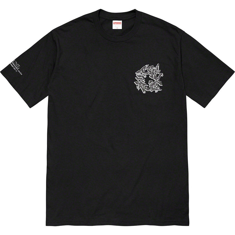 Supreme Support Unit Tee (FW21) - Black - $44