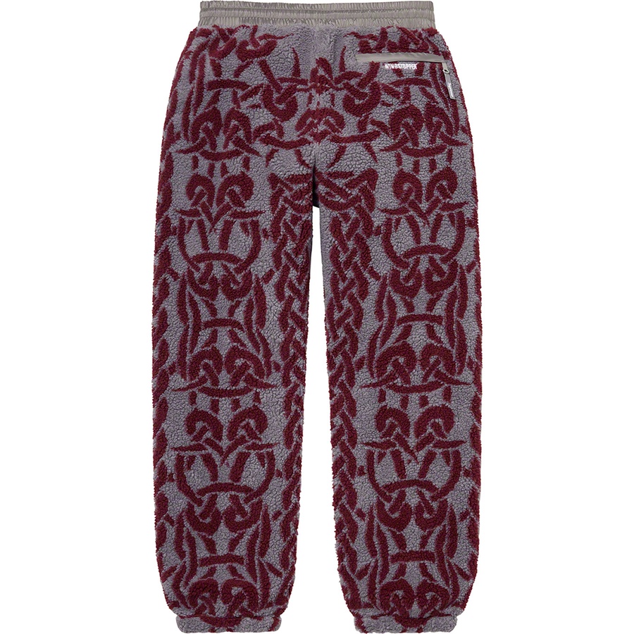 Supreme Celtic Knot WINDSTOPPER Fleece Pant (FW21) - Grey - $168