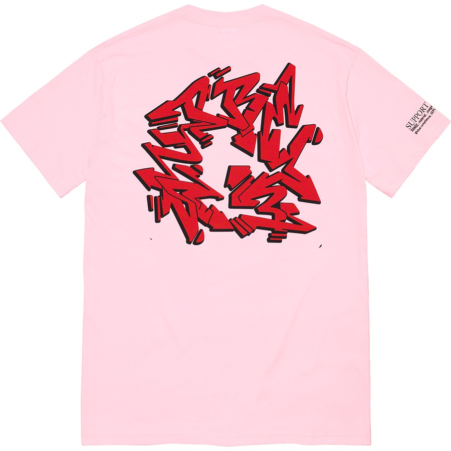 Supreme Support Unit Tee (FW21) - Light Pink - $44