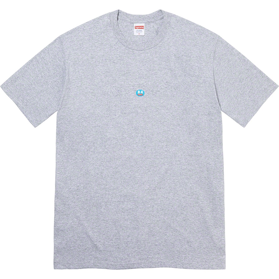 Supreme Sticker Tee (FW21) - Heather Grey - $38