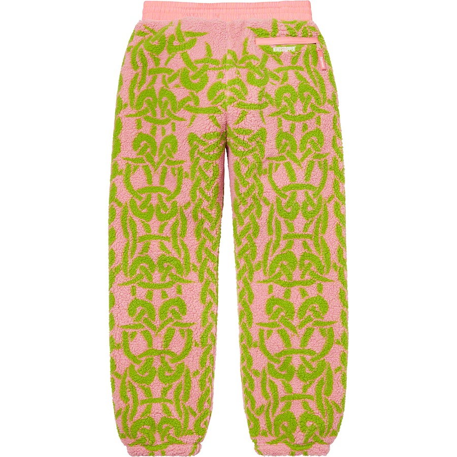 Supreme Celtic Knot WINDSTOPPER Fleece Pant (FW21) - Dusty Pink - $168