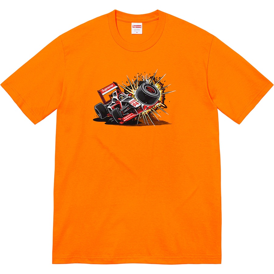 Supreme Crash Tee (FW21) - Orange - $38