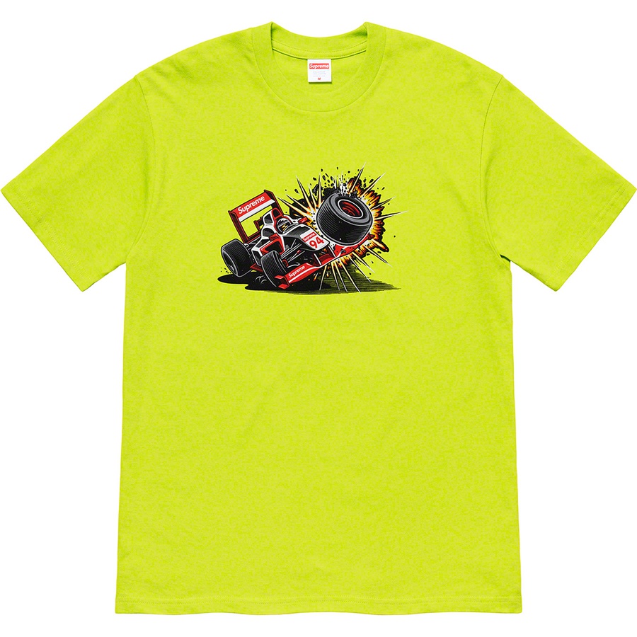 Supreme Crash Tee (FW21) - Bright Green - $38