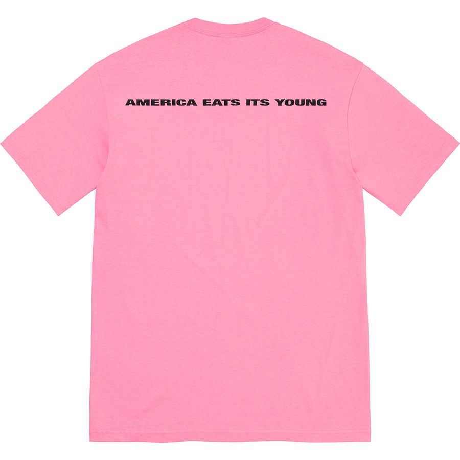Supreme America Eats Its Young Tee (FW21) - Pink - $44