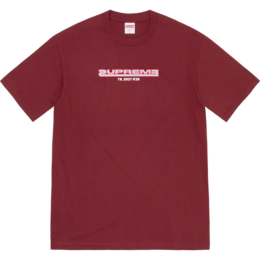 Supreme Connected Tee (FW21) - Burgundy - $38