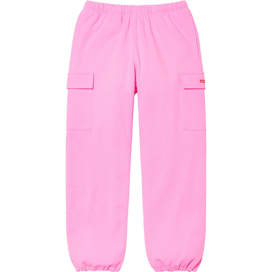 Supreme Small Box Cargo Sweatpant (FW21) - Pink - $158