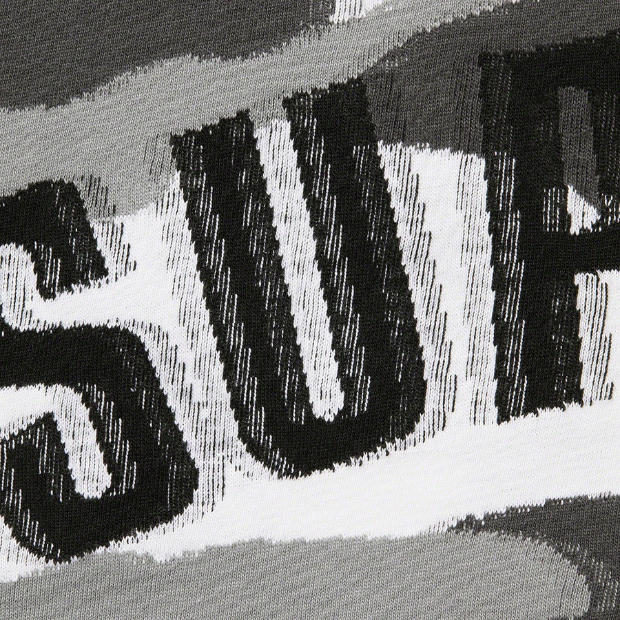 Supreme Intarsia Camo S S Top (FW21) - Snow Camo - $88