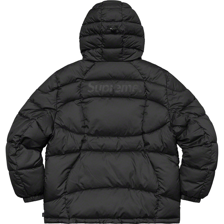 Supreme Warp Hooded Puffy Jacket (FW21) - Black - $298