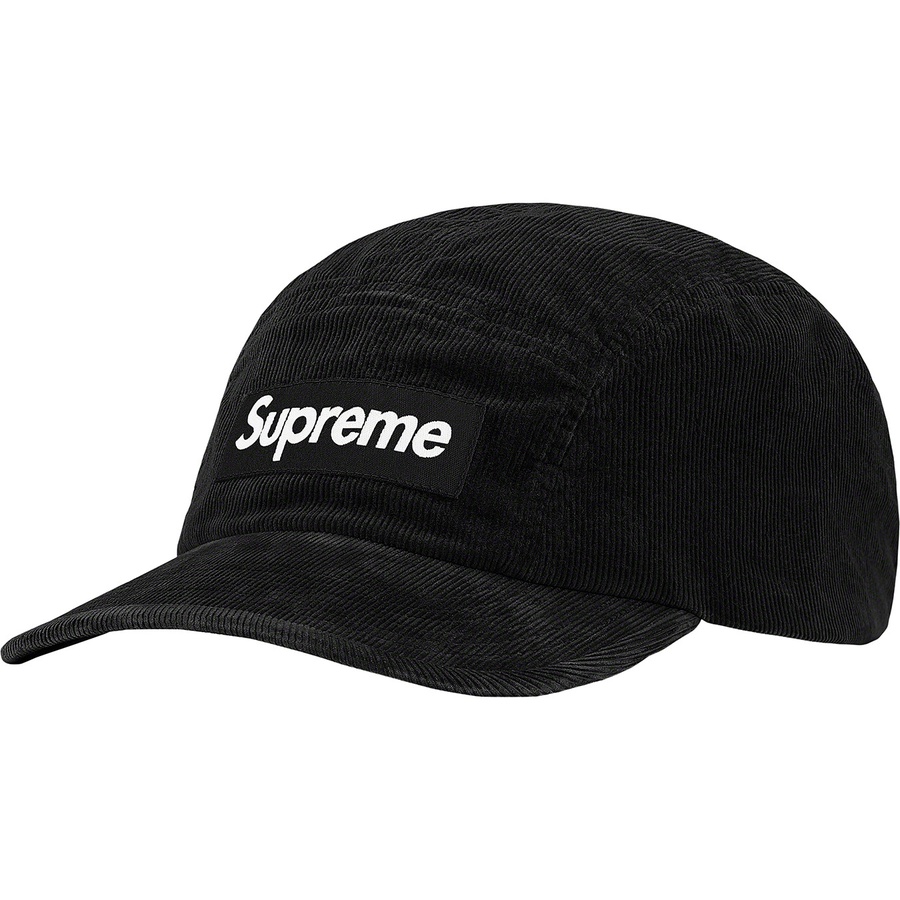 Supreme GORE-TEX Corduroy Camp Cap (FW21) - Black - $54