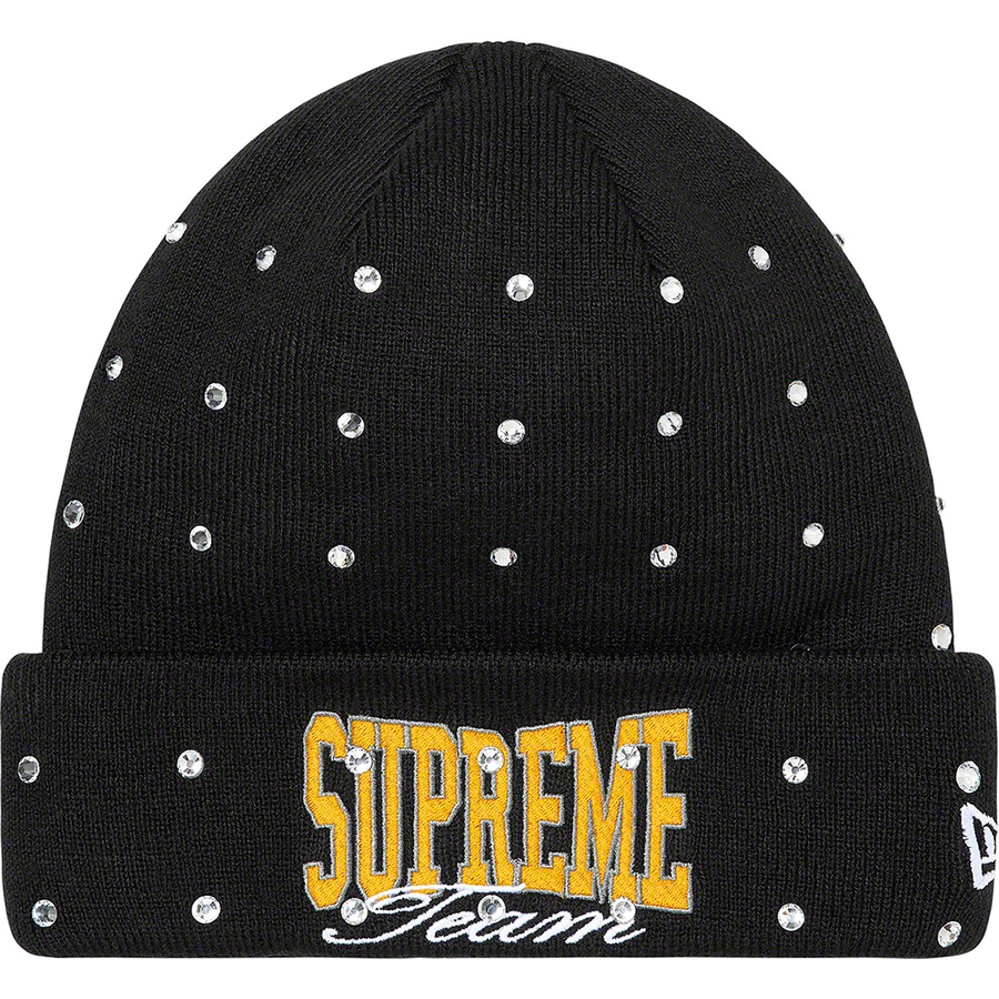 Supreme New Era Rhinestone Beanie (FW21) - Black - $48