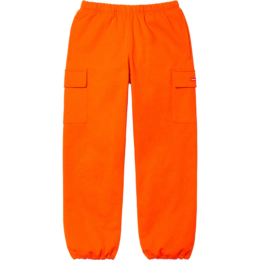 Supreme Small Box Cargo Sweatpant (FW21) - Orange - $158
