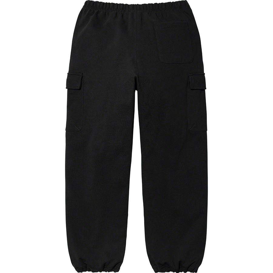 Supreme Small Box Cargo Sweatpant (FW21) - Black - $158
