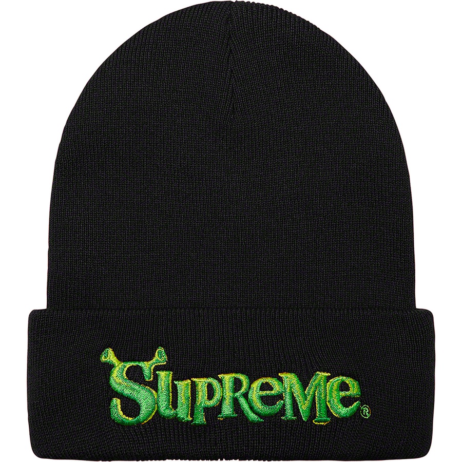 Supreme Shrek Beanie (FW21) - Black - $38