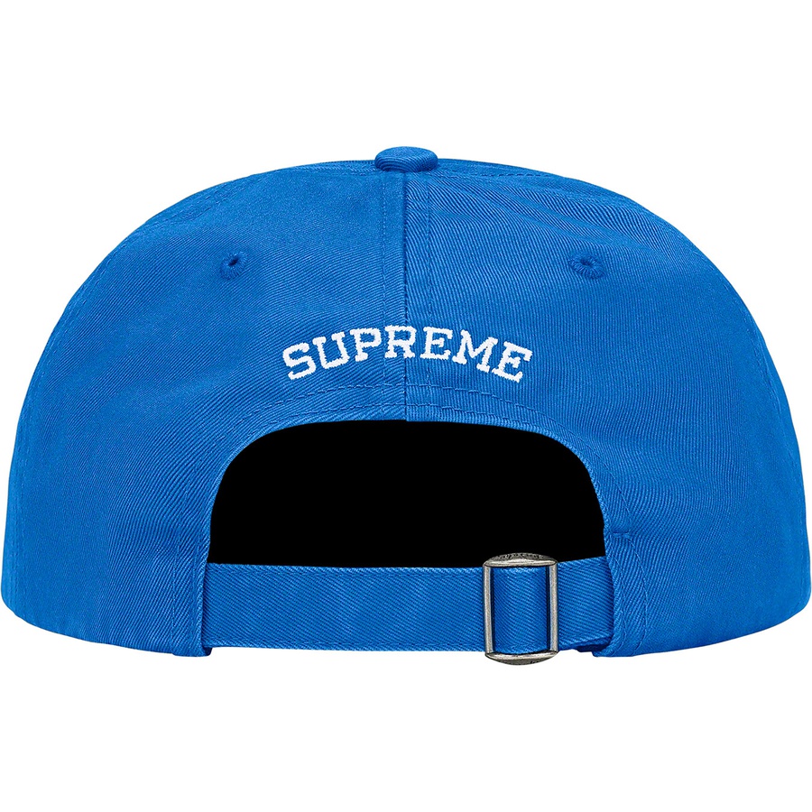 Supreme Reverse Logo 6-Panel (FW21) - Royal - $48