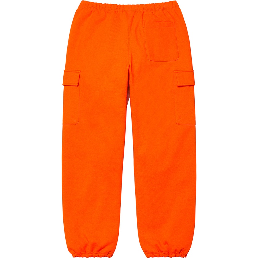 Supreme Small Box Cargo Sweatpant (FW21) - Orange - $158