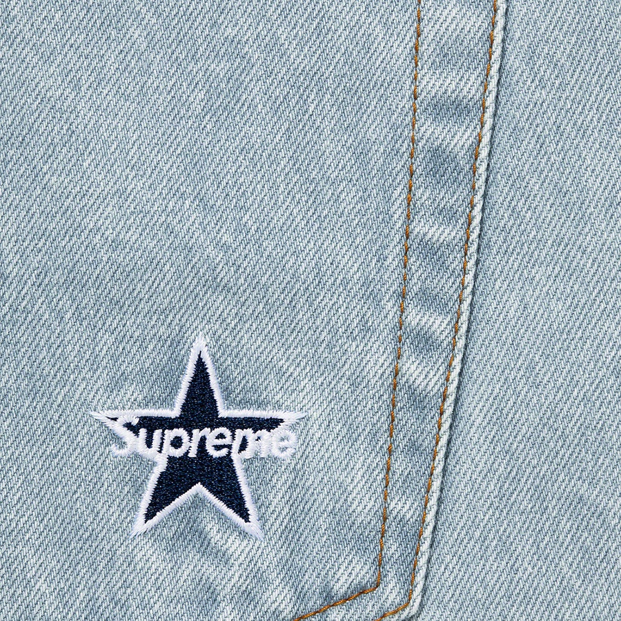 Supreme Regular Jean (FW21) - Washed Blue - $148