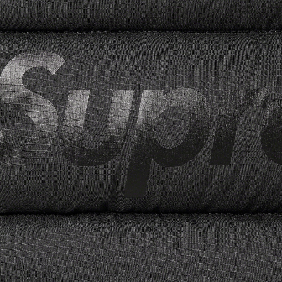 Supreme Warp Hooded Puffy Jacket (FW21) - Black - $298