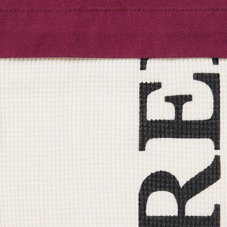 Supreme Thermal Work Shirt (FW21) - Dusty Maroon - $128