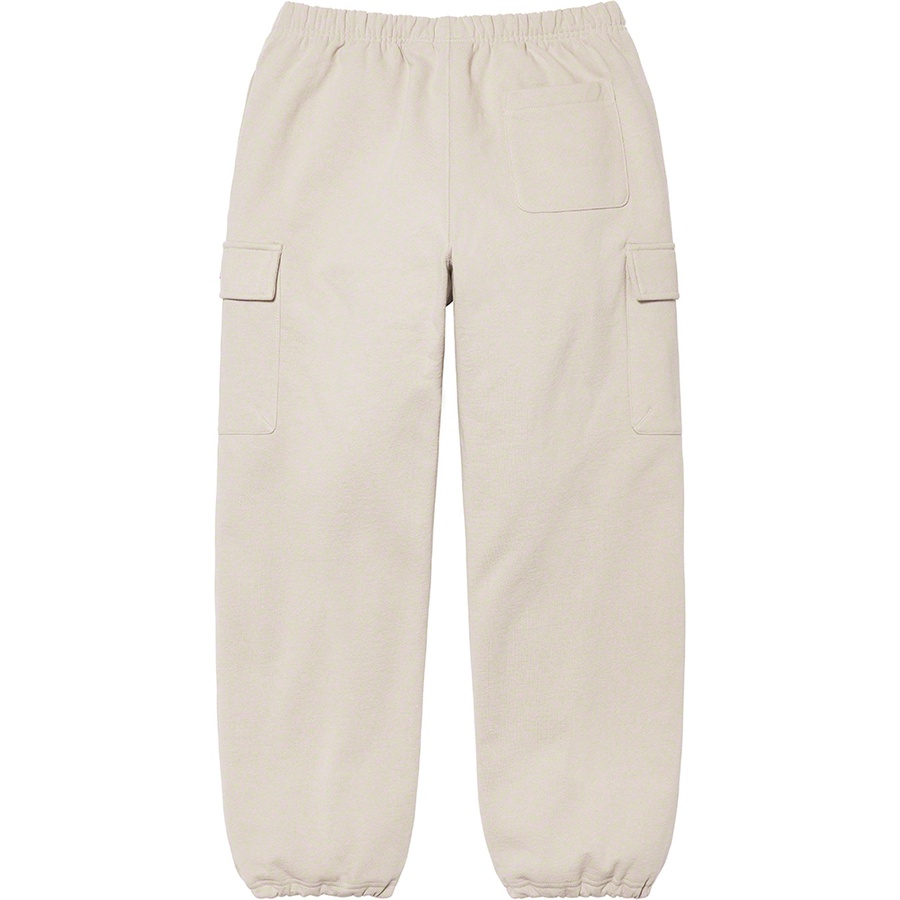 Supreme Small Box Cargo Sweatpant (FW21) - Taupe - $158