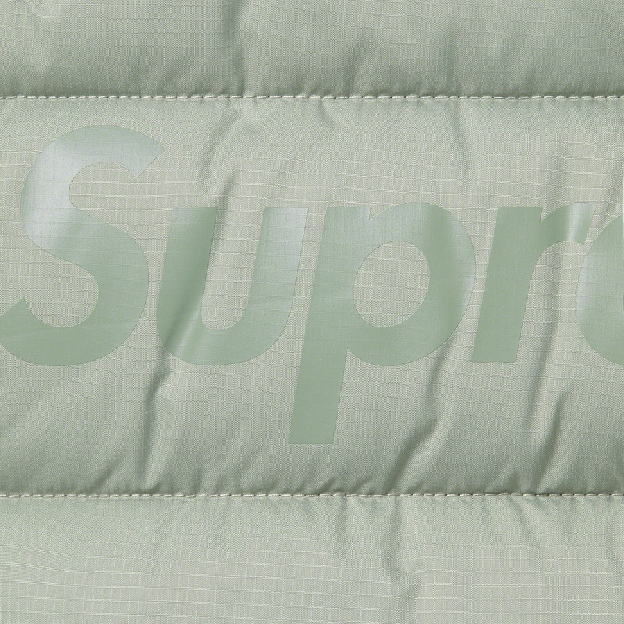 Supreme Warp Hooded Puffy Jacket (FW21) - Sage - $298