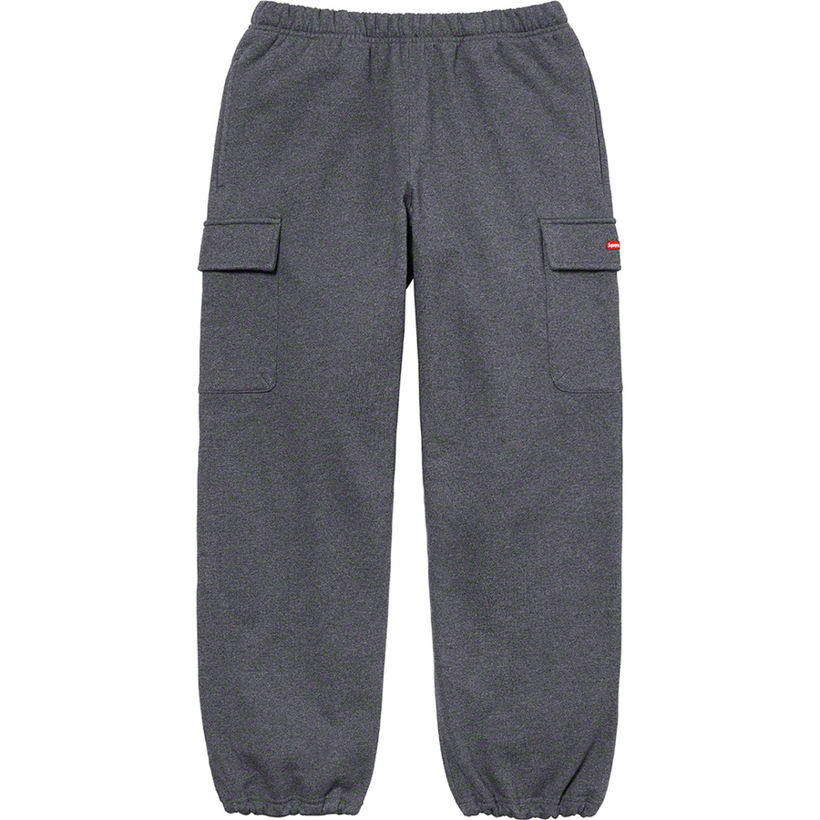 Supreme Small Box Cargo Sweatpant (FW21) - Charcoal - $158