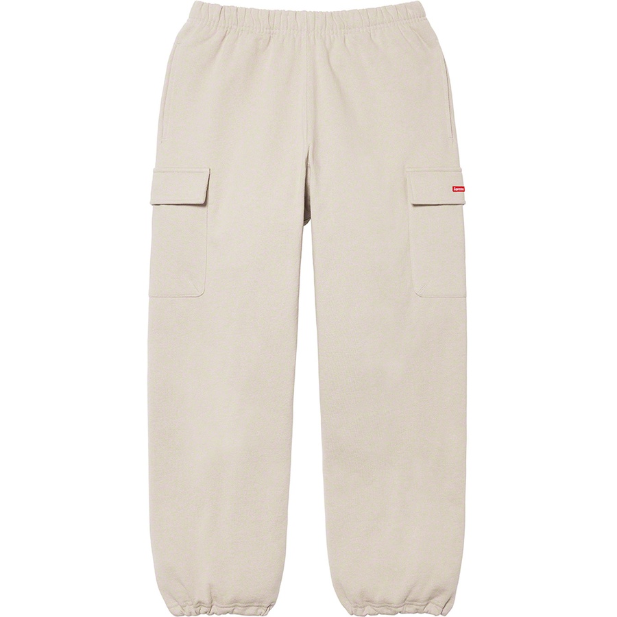 Supreme Small Box Cargo Sweatpant (FW21) - Taupe - $158