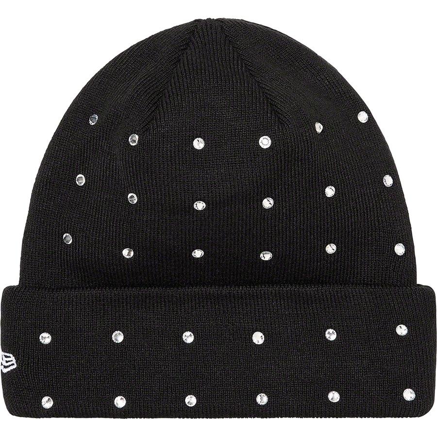 Supreme New Era Rhinestone Beanie (FW21) - Black - $48