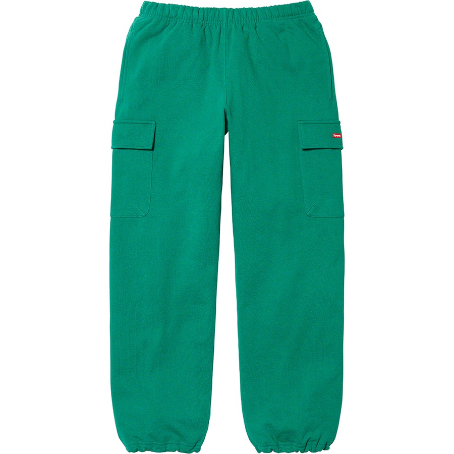 Supreme Small Box Cargo Sweatpant (FW21) - Light Pine - $158
