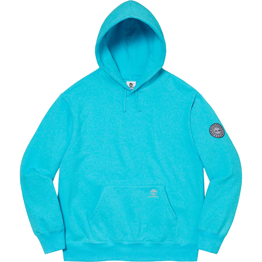 Supreme Supreme Timberland Hooded Sweatshirt (FW21) - Bright Cyan - $168