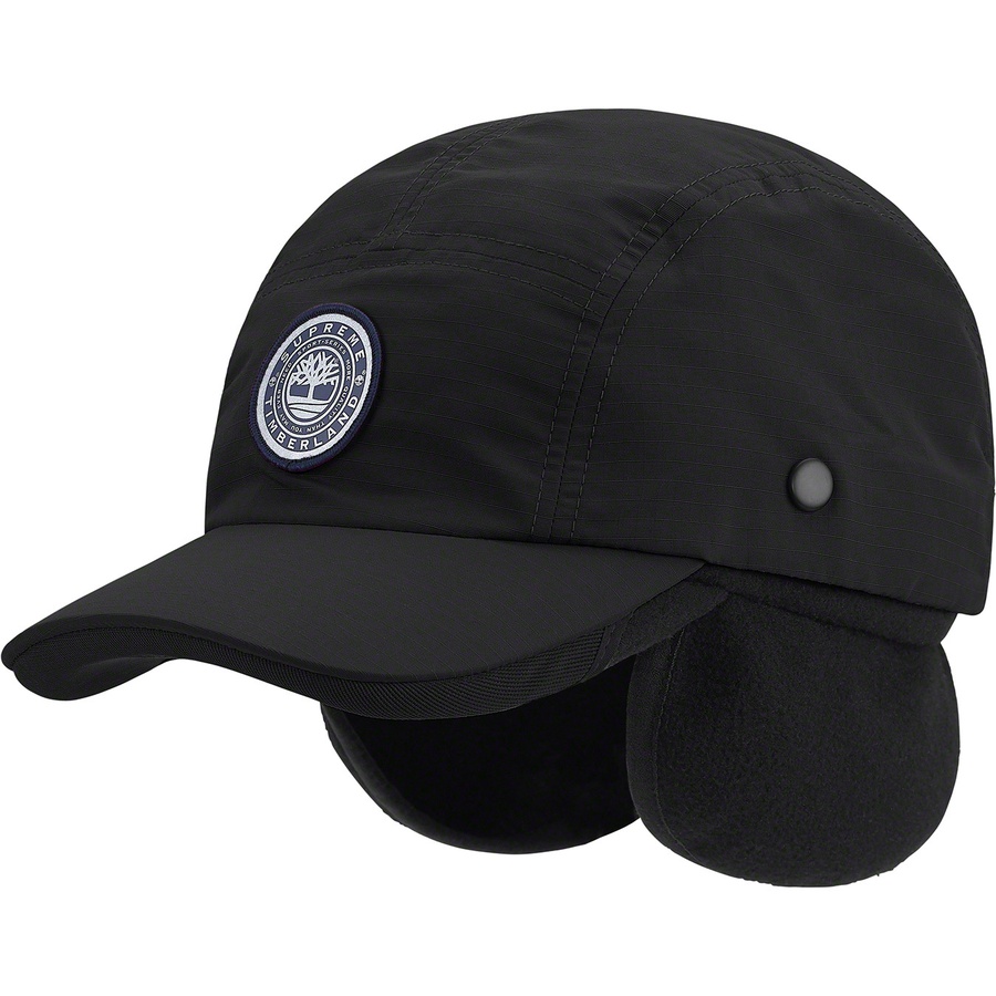 Supreme Supreme Timberland 2-In-1 Earflap Camp Cap (FW21) - Black - $68