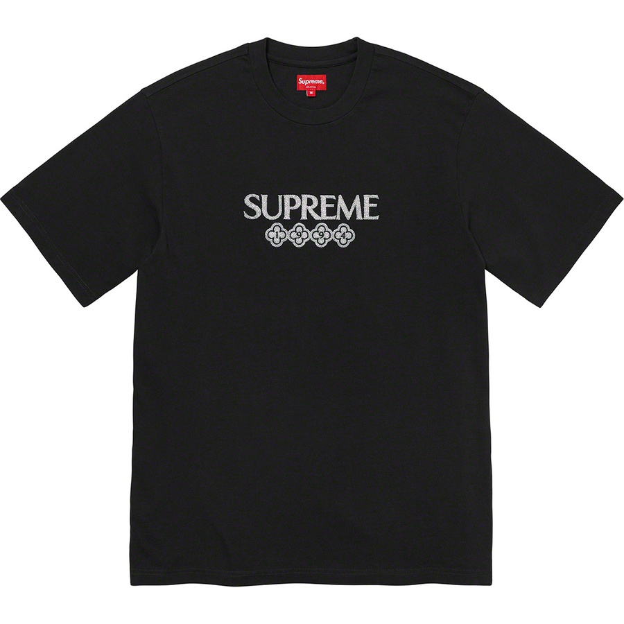 Supreme Glitter S S Top (FW21) - Black - $88