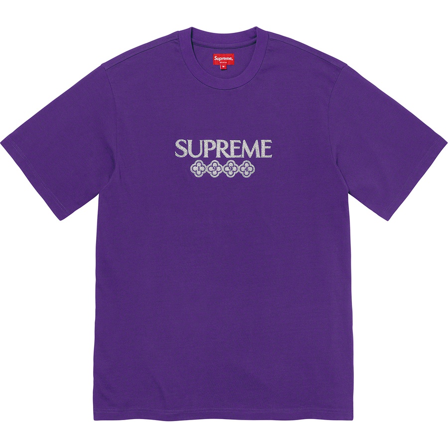 Supreme Glitter S S Top (FW21) - Purple - $88