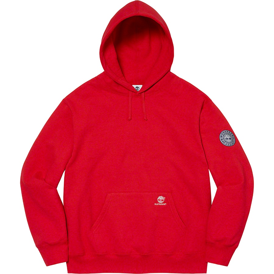 Supreme Supreme Timberland Hooded Sweatshirt (FW21) - Red - $168