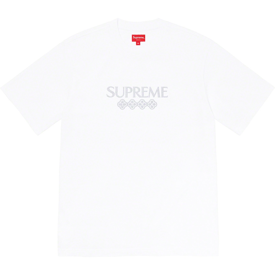 Supreme Glitter S S Top (FW21) - White - $88