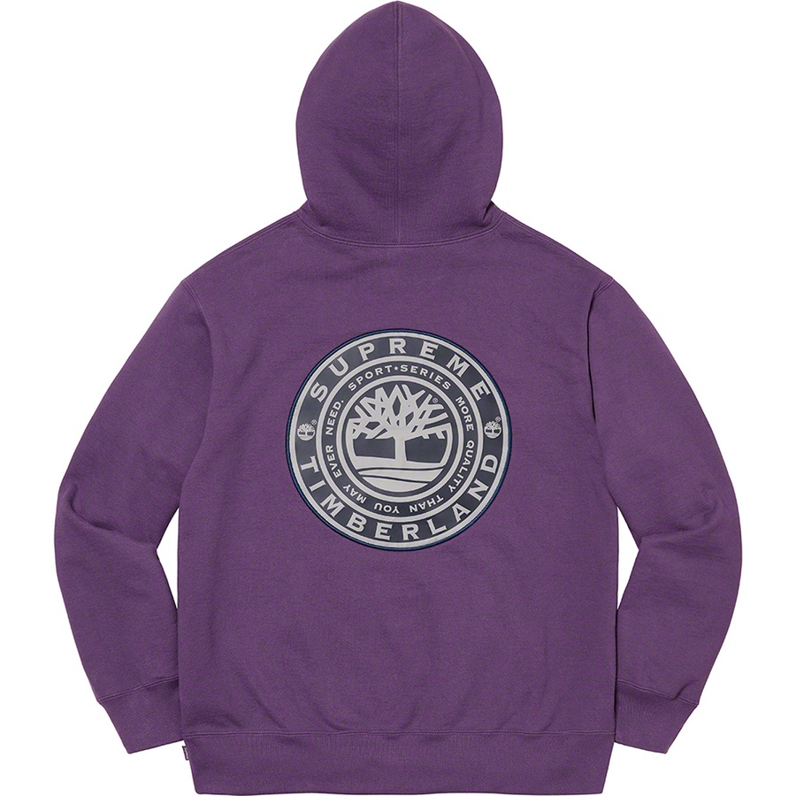Supreme Supreme Timberland Hooded Sweatshirt (FW21) - Dusty Purple - $168