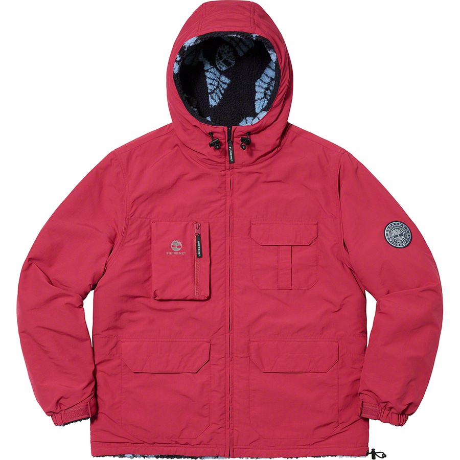 Supreme Supreme Timberland Reversible Ripstop Jacket (FW21) - Burgundy - $248