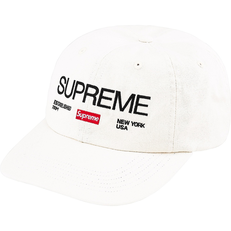 Supreme Est. 1994 6-Panel (FW21) - Stone - $48