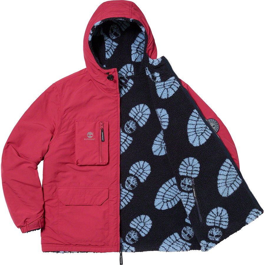 Supreme Supreme Timberland Reversible Ripstop Jacket (FW21) - Burgundy - $248