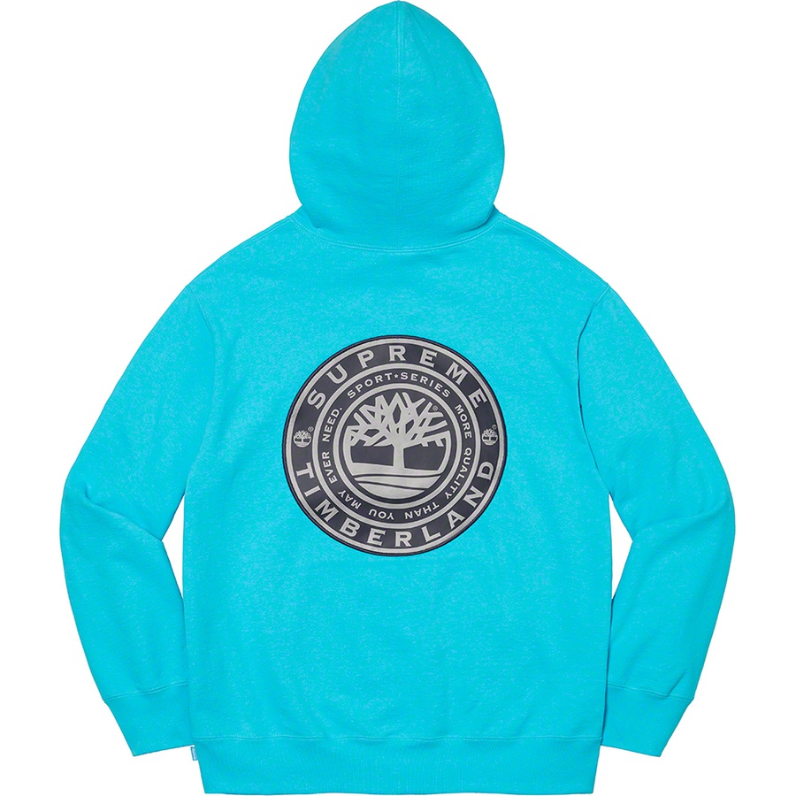 Supreme Supreme Timberland Hooded Sweatshirt (FW21) - Bright Cyan - $168