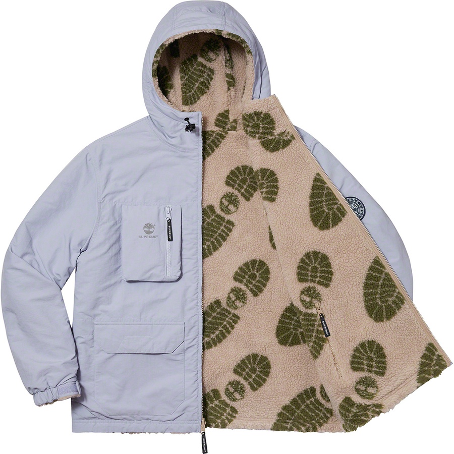 Supreme Supreme Timberland Reversible Ripstop Jacket (FW21) - Dusty Blue - $248