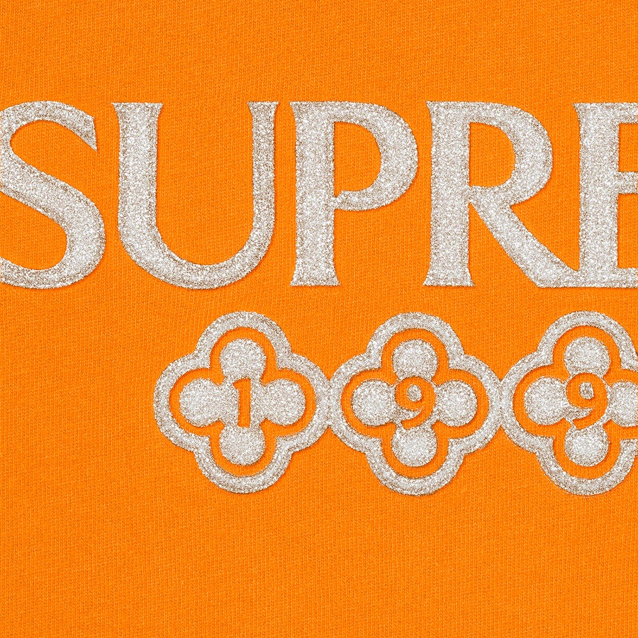 Supreme Glitter S S Top (FW21) - Orange - $88