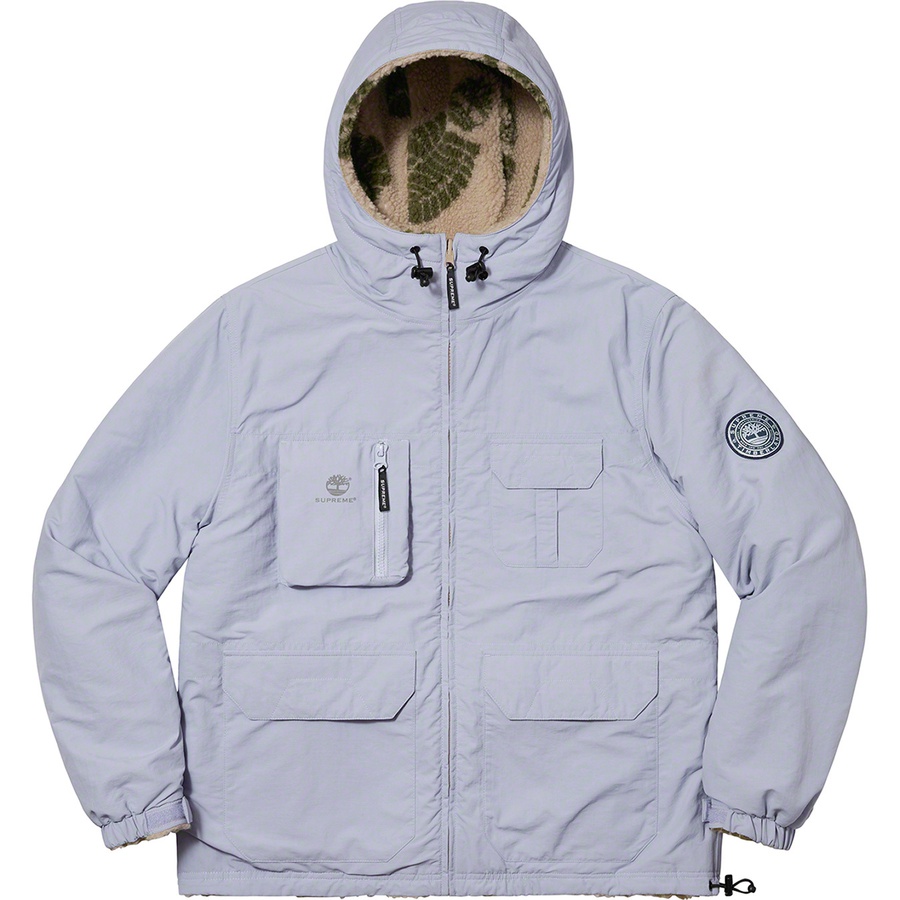 Supreme Supreme Timberland Reversible Ripstop Jacket (FW21) - Dusty Blue - $248